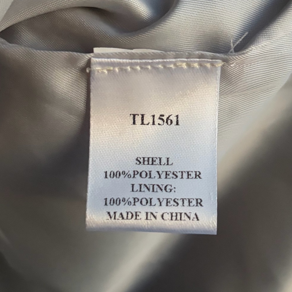 🆕 To My Lovers Gray Tweed Cropped Jacket Blazer Gold Crest Buttons Lined Size M - Picture 16 of 17